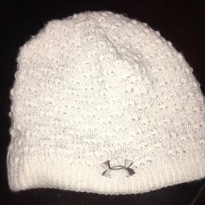 Under armor white hat